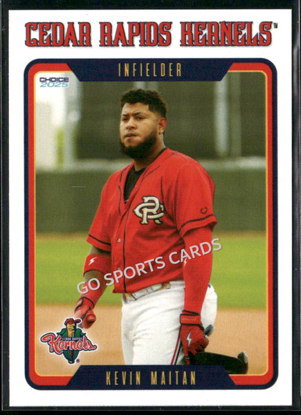 2025 Cedar Rapids Kernels Kevin Maitan