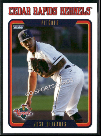 2025 Cedar Rapids Kernels Jose Olivares
