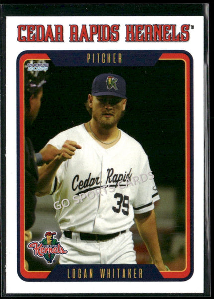 2025 Cedar Rapids Kernels Logan Whitaker