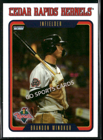 2025 Cedar Rapids Kernels Brandon Winokur