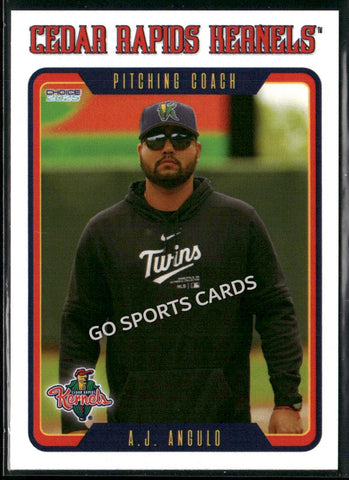 2025 Cedar Rapids Kernels AJ Angulo
