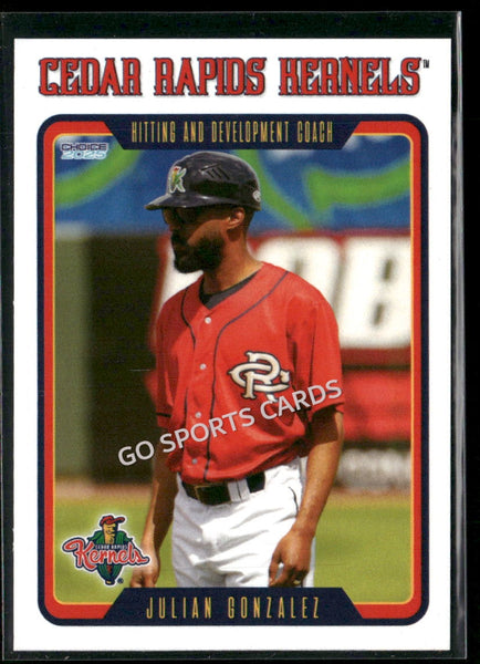 2025 Cedar Rapids Kernels Julian Gonzalez