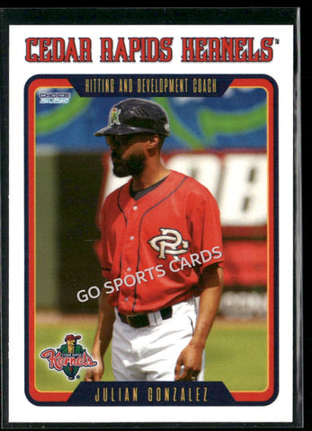 2025 Cedar Rapids Kernels Julian Gonzalez