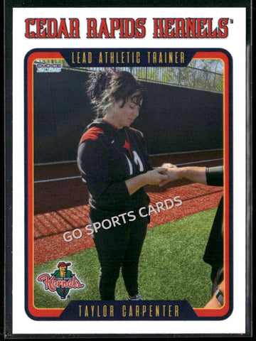 2025 Cedar Rapids Kernels Taylor Carpenter