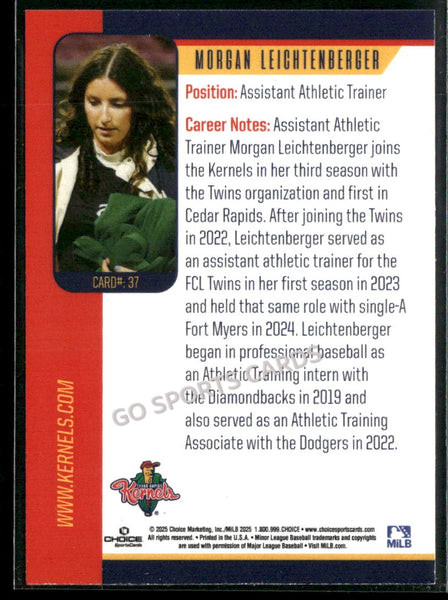 2025 Cedar Rapids Kernels Morgan Leichtenberger