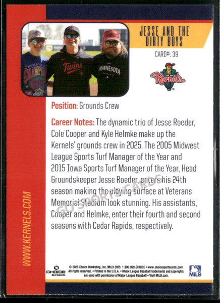 2025 Cedar Rapids Kernels Grounds Crew