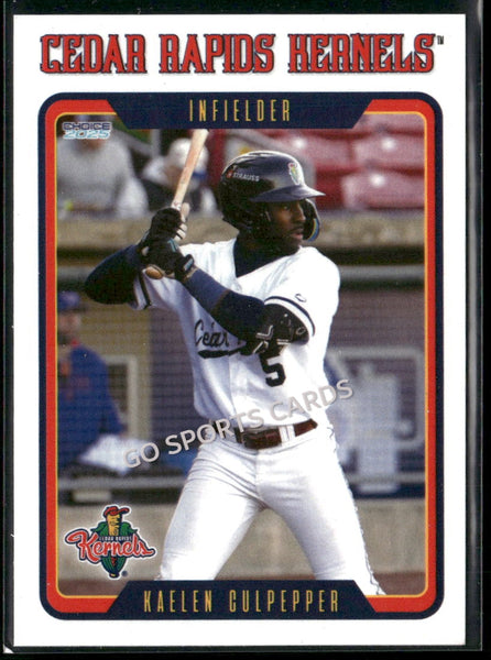2025 Cedar Rapids Kernels Kaelen Culpepper