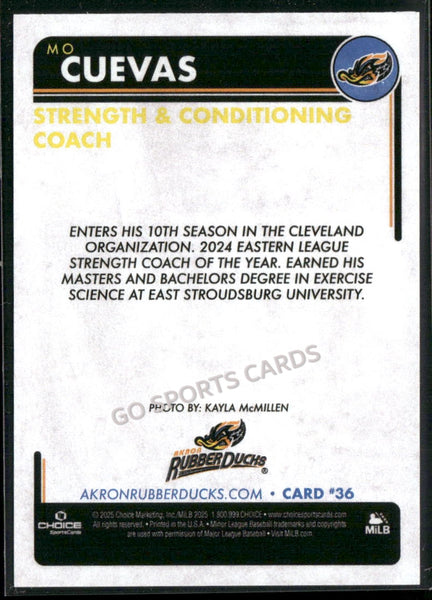 2025 Akron RubberDucks Mo Cuevas
