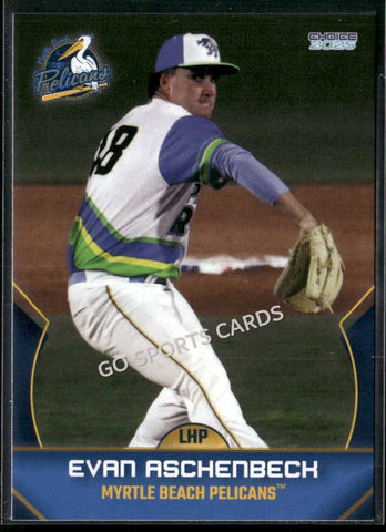 2025 Myrtle Beach Pelicans Evan Aschenbeck