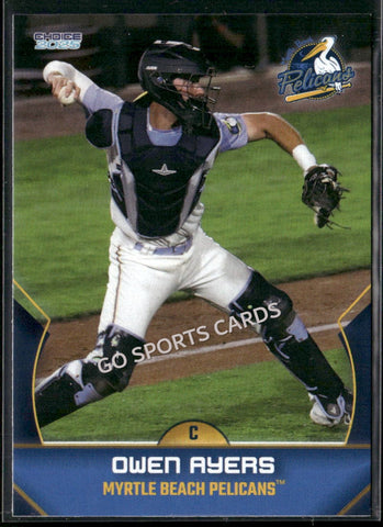2025 Myrtle Beach Pelicans Owen Ayers