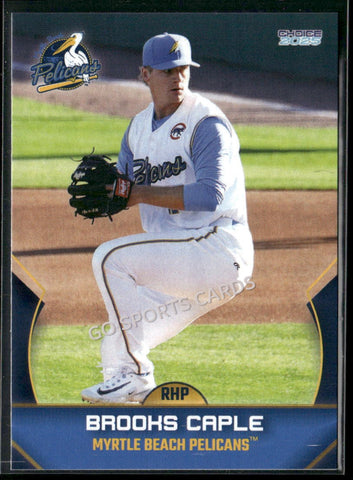 2025 Myrtle Beach Pelicans Brooks Caple