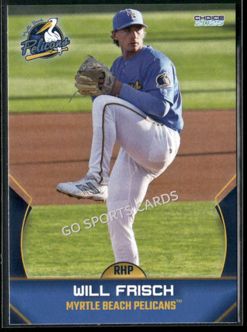 2025 Myrtle Beach Pelicans Will Frisch