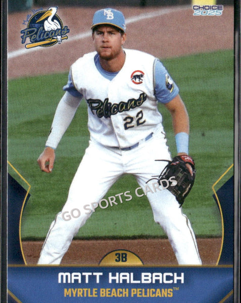 2025 Myrtle Beach Pelicans Matt Halbach