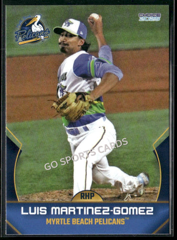 2025 Myrtle Beach Pelicans Luis Martinez Gomez