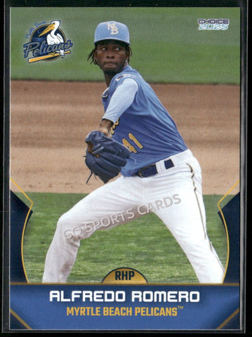 2025 Myrtle Beach Pelicans Alfredo Romero