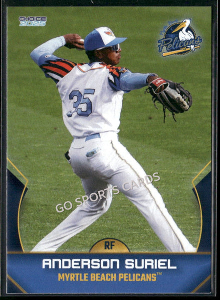 2025 Myrtle Beach Pelicans Anderson Suriel