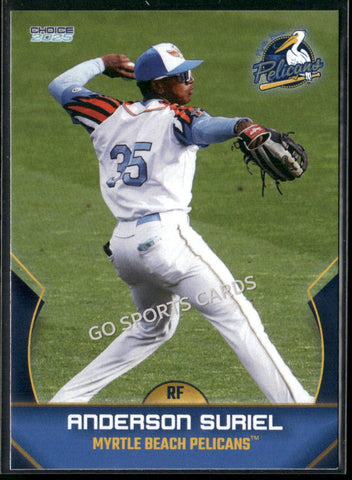 2025 Myrtle Beach Pelicans Anderson Suriel