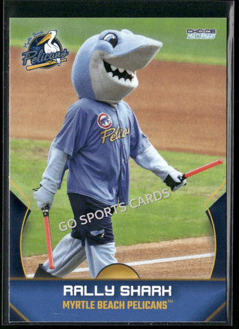 2025 Myrtle Beach Pelicans Rally Shark Mascot