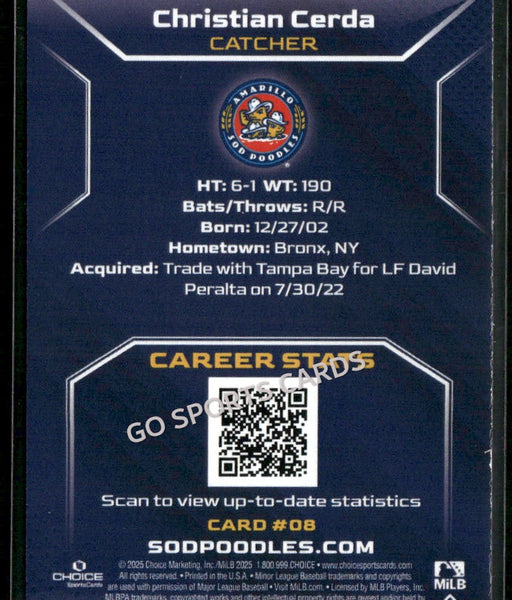 2025 Amarillo Sod Poodles Christian Cerda