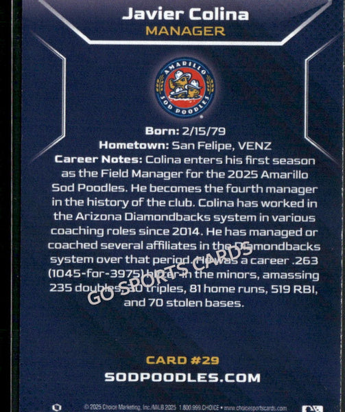 2025 Amarillo Sod Poodles Javier Colina