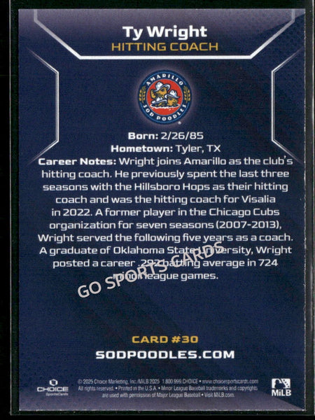 2025 Amarillo Sod Poodles Ty Wright