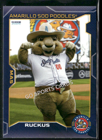 2025 Amarillo Sod Poodles Ruckus Mascot