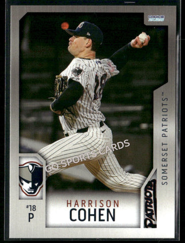 2025 Somerset Patriots Harrison Cohen