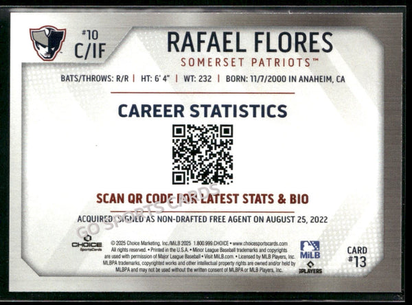 2025 Somerset Patriots Rafael Flores