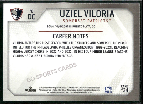 2025 Somerset Patriots Uziel Viloria