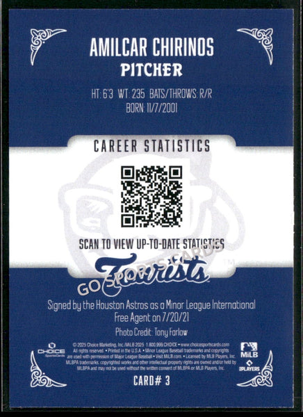 2025 Asheville Tourists Amilcar Chirinos
