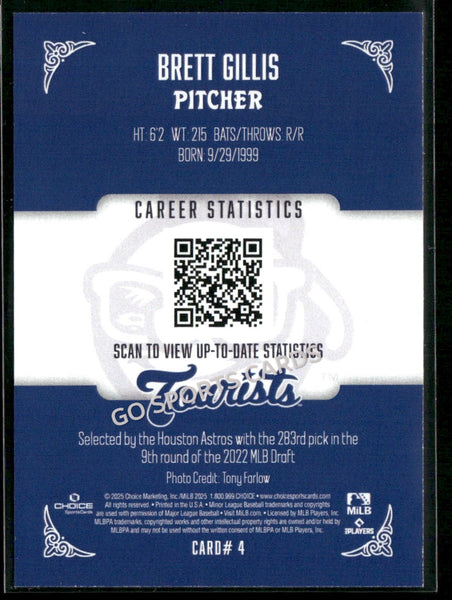 2025 Asheville Tourists Brett Gillis
