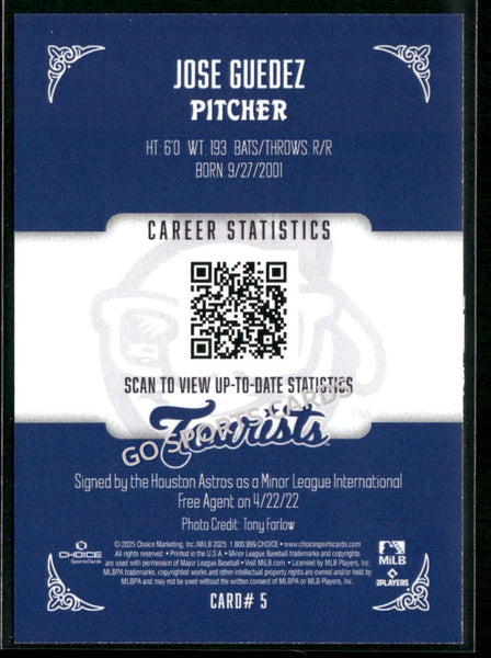 2025 Asheville Tourists Jose Guedez