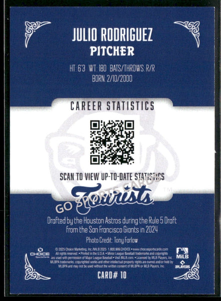 2025 Asheville Tourists Julio Rodriguez