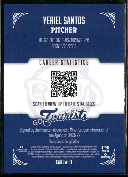 2025 Asheville Tourists Yeriel Santos