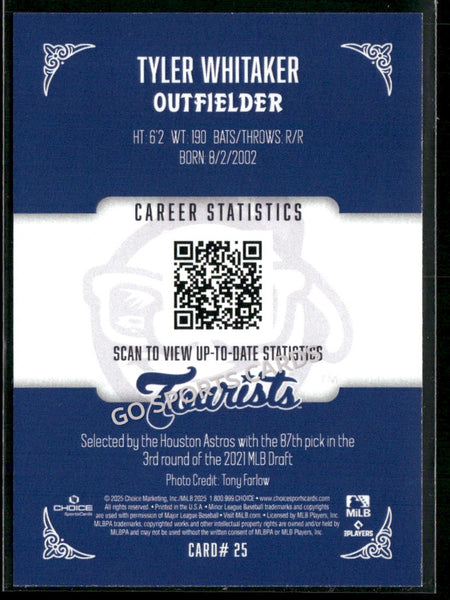2025 Asheville Tourists Tyler Whitaker