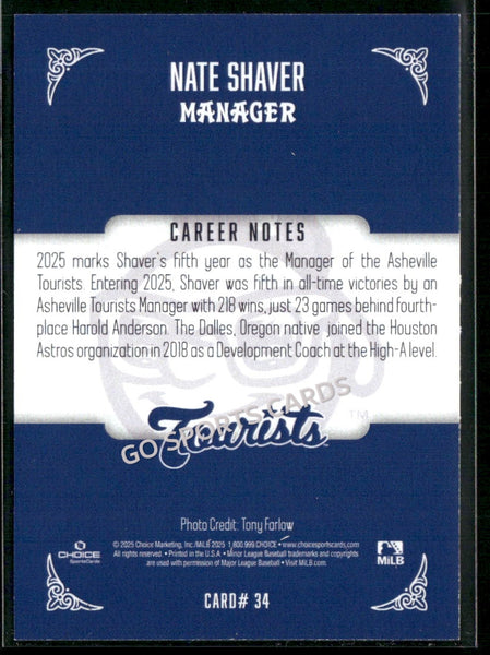 2025 Asheville Tourists Nate Shaver