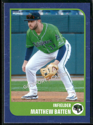 2025 Gwinnett Stripers Matthew Batten