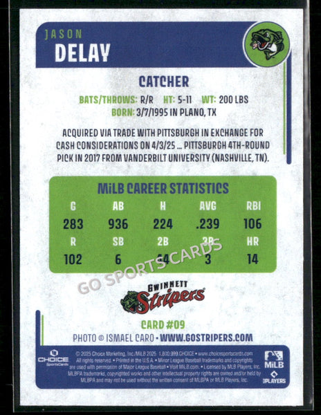 2025 Gwinnett Stripers Jason Delay