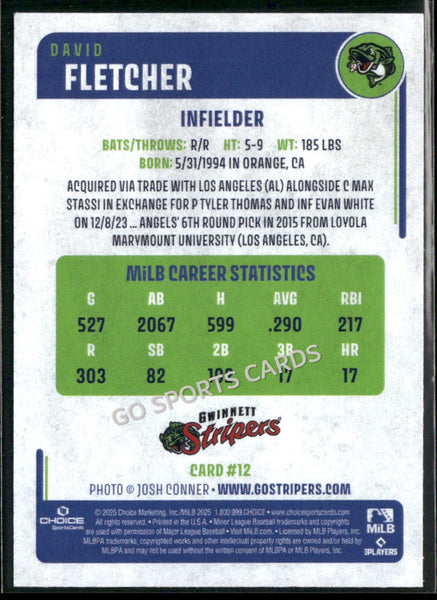 2025 Gwinnett Stripers David Fletcher