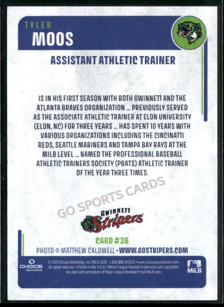 2025 Gwinnett Stripers Tyler Moos