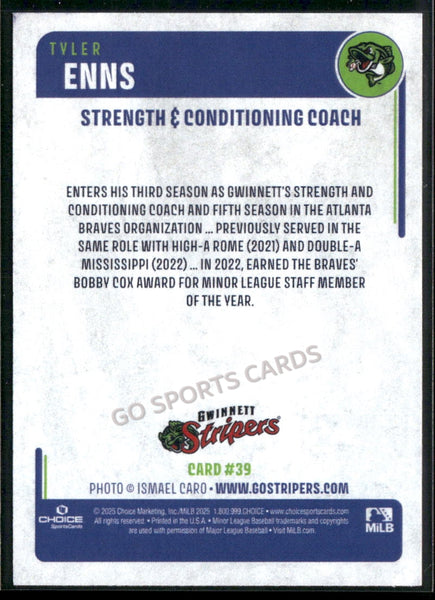 2025 Gwinnett Stripers Tyler Enns