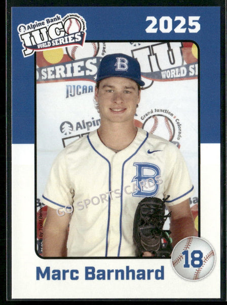 2025 Blinn College Buccaneers JUCO Marc Barnhard