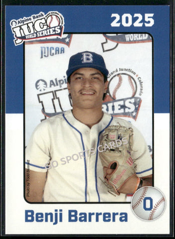 2025 Blinn College Buccaneers JUCO Benji Barrera