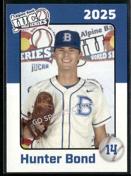 2025 Blinn College Buccaneers JUCO Hunter Bond