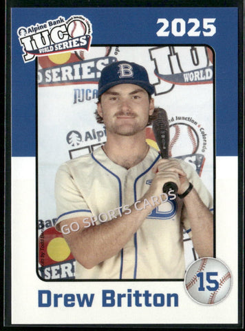 2025 Blinn College Buccaneers JUCO Drew Britton