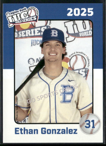 2025 Blinn College Buccaneers JUCO Ethan Gonzalez