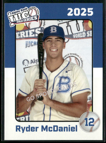 2025 Blinn College Buccaneers JUCO Ryder McDaniel