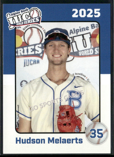 2025 Blinn College Buccaneers JUCO Hudson Melaerts