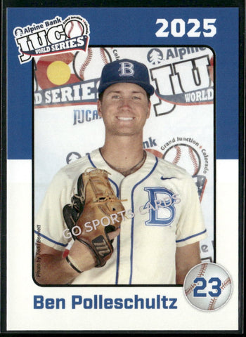 2025 Blinn College Buccaneers JUCO Ben Polleschultz