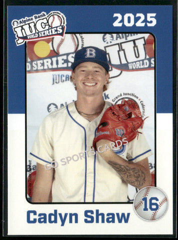 2025 Blinn College Buccaneers JUCO Cadyn Shaw